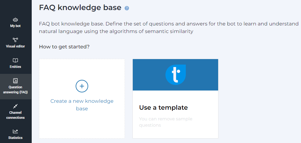 The knowledge base interface